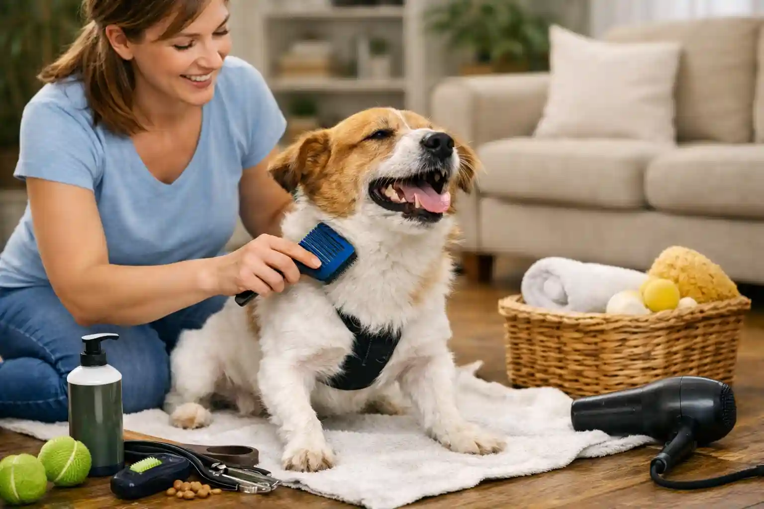Groom a Dog at Home