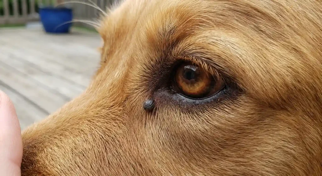 Dog Has Growth on Eyelid