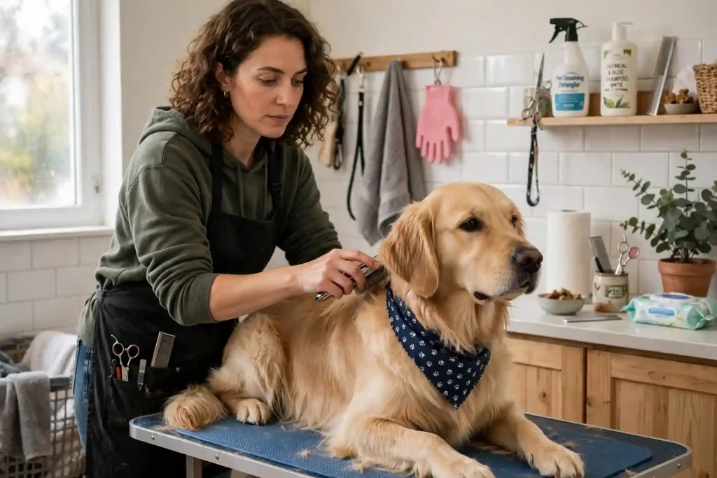 Groom a Dog at Home