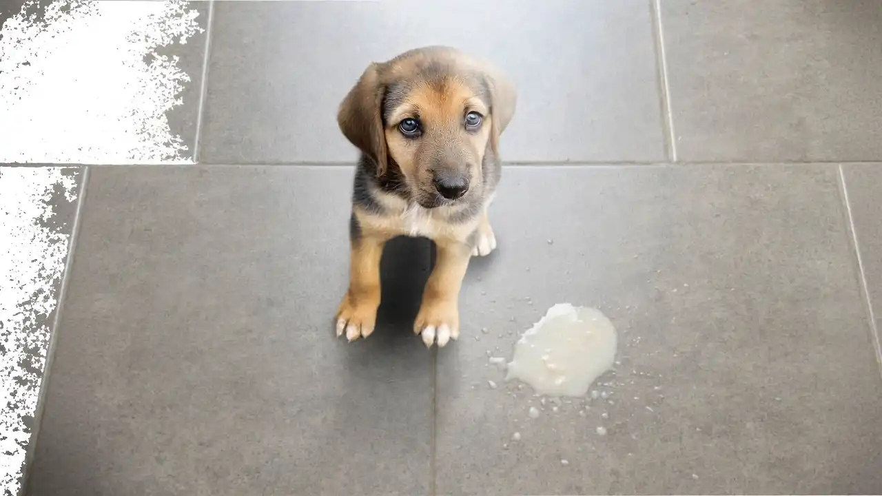 Dog Throwing Up White Foam