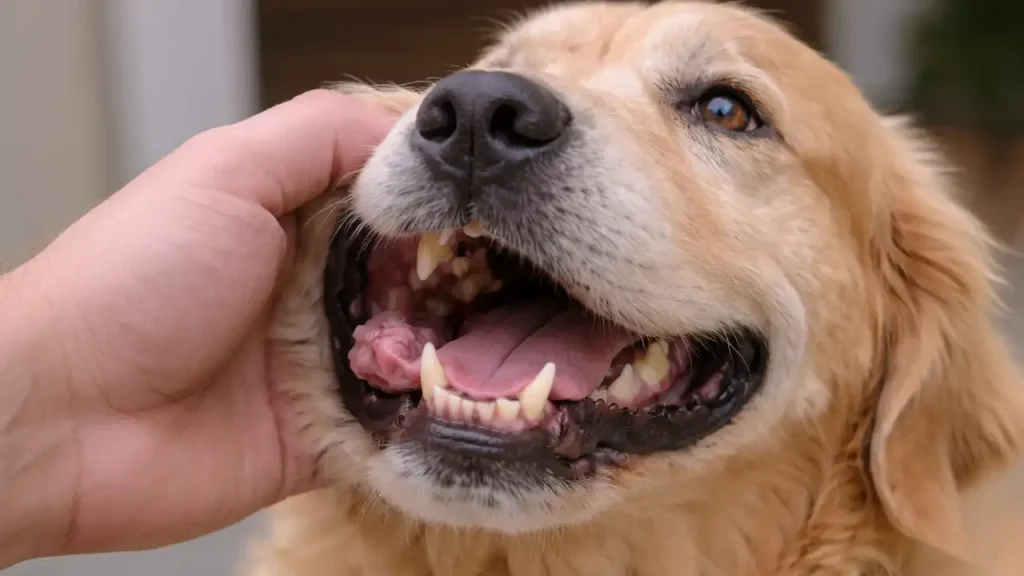 Dog Growth Mouth