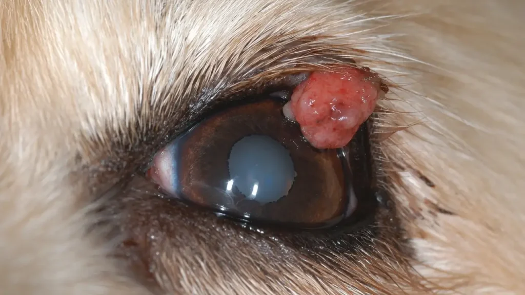 Dog Growth on Eyelid