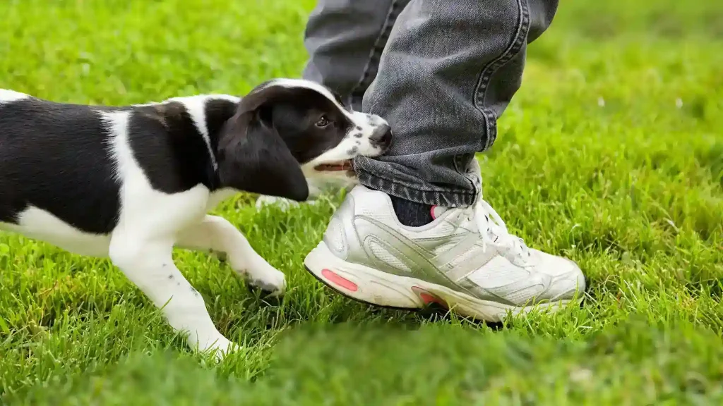 Stop a Puppy from Biting Hands