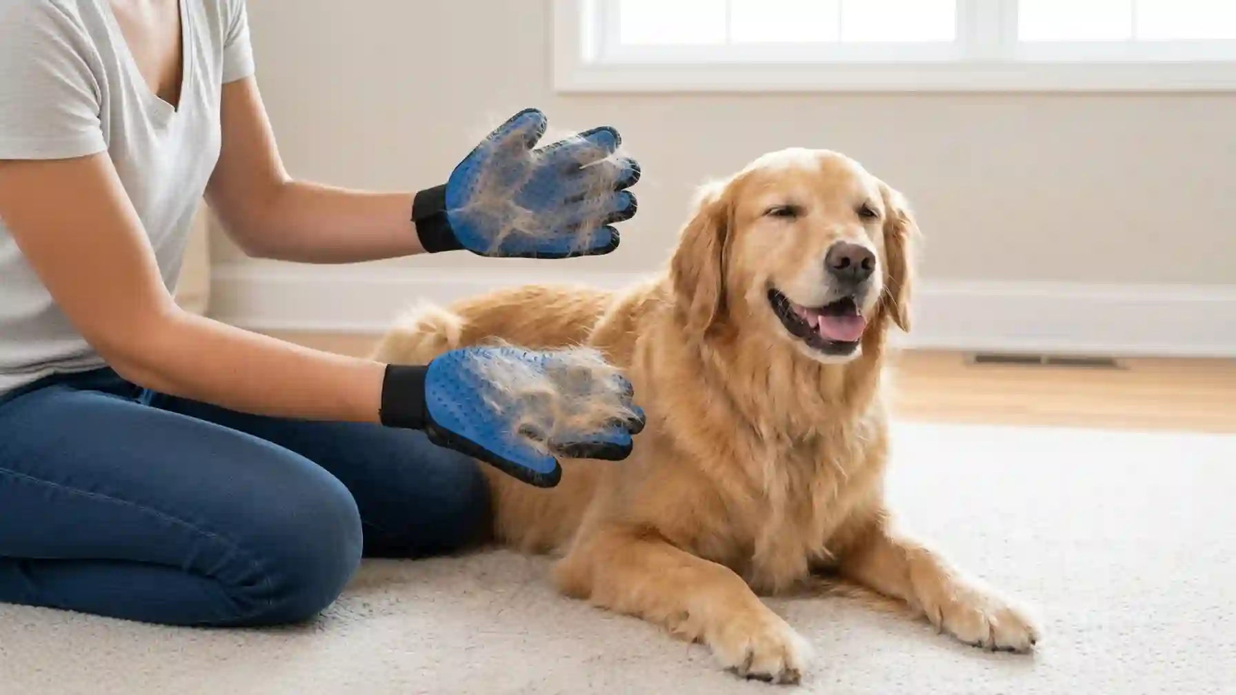 Best Grooming Glove for Shedding Dogs