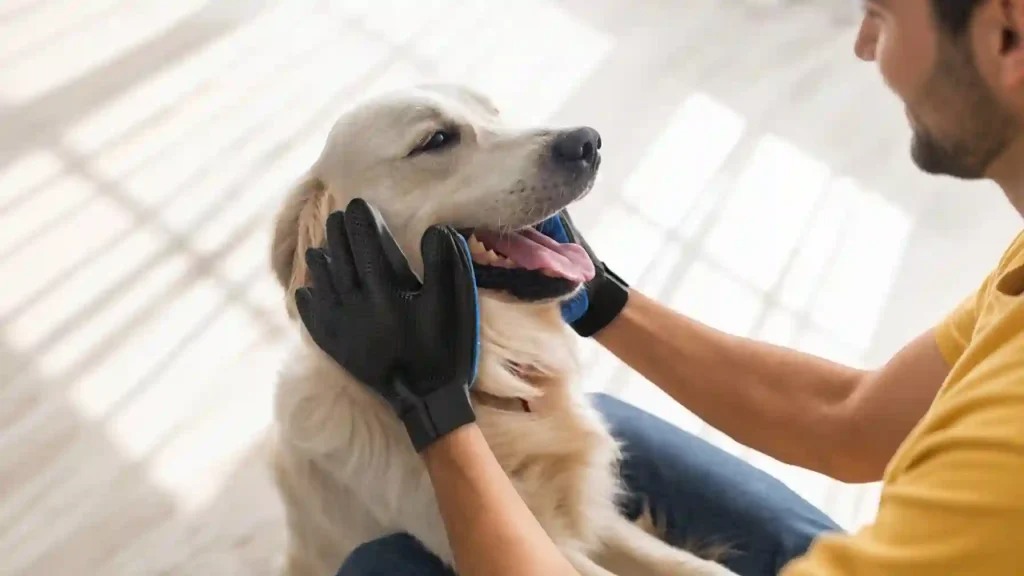 Best Grooming Glove for Shedding Dogs