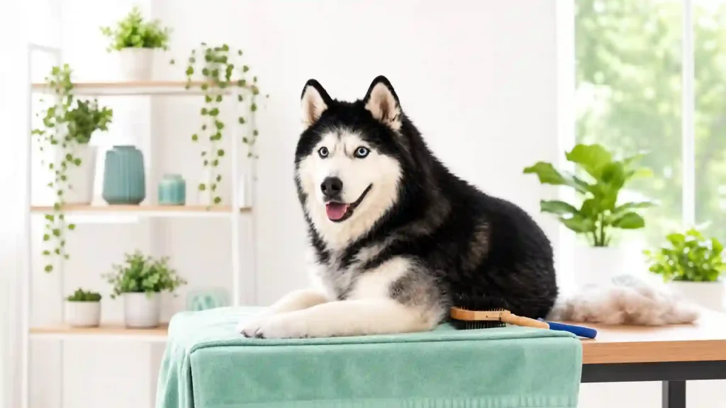 Groom a Double-Coated Dog at Home